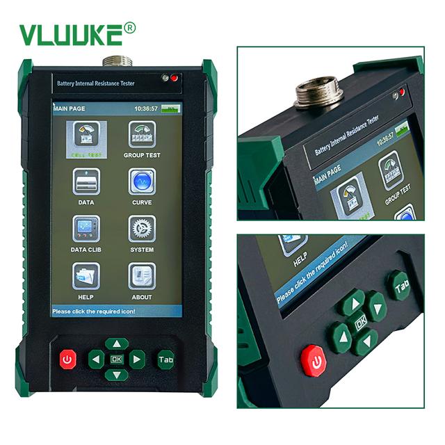 VLUUKE VK3002 High Precision Battery Cell Tester Portable Battery IR Tester Test Equipment