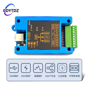 Módulo de Comunicación Convertidor Serial USB a RS485 RS232 TTL Industrial Aislado 3 en 1, Convertidor Serial USB 3 en 1 W592 - Product Image 4