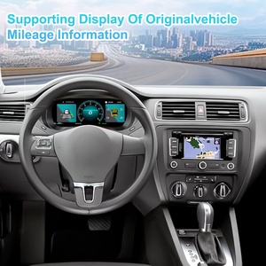 หน้าปัด LCD ดีไซน์ใหม่ Navihua สำหรับรถยนต์ Volkswagen VW Jetta ปี 2011-2014 ระบบดิจิตอล Linux รองรับ Carplay พร้อมมาตรวัดความเร็วอัตโนมัติ - Product Image 5
