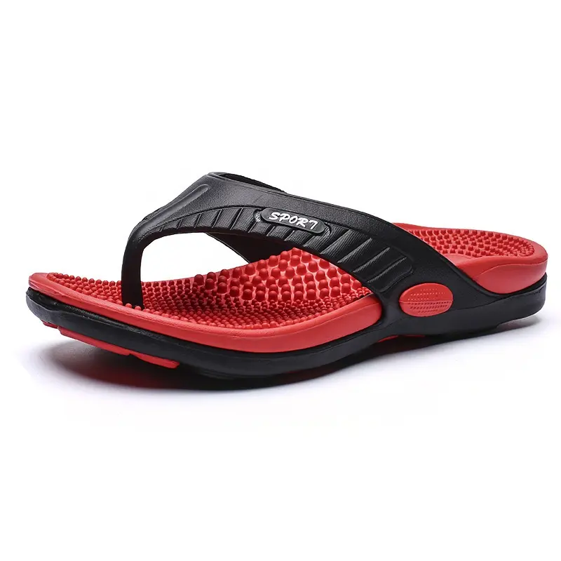 2024 Stnm Men's massage slippers teenager flip flops slipper EVA men flip-flop summer beach mans antiskid Sport shoes