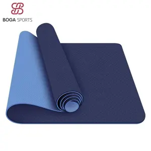 Bestseller umwelt freundlich ohne Geruch Großhandel individuell bedruckte Falt übung Fitness TPE Yoga matte