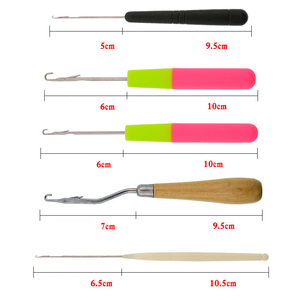 5pcs/Set <strong>Crochet</strong> Needle Braiding Latch <strong>Hook</strong> Weaving Hair <strong>Dreading</strong> <strong>Hooks</strong> Tool for Hand Sewing Needles - Product Image 2