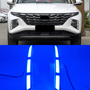 ไฟวิ่งกลางวัน LED สำหรับรถยนต์ <span class=keywords><strong>Hyundai</strong></span> Tucson 2021 2022 2023 2024 DRL สัญญาณไฟเลี้ยวแบบไดนามิกฝาครอบไฟตัดหมอกเดย์ไลท์ - Product Image 6
