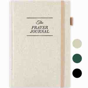 Libreta de Direcciones de Cuero con Espiral, Tapa Dura, Formato A5, 80 Hojas, Diario de Oración, Devoción Cristiana, Planificador Cristiano, Cuaderno de Estudio Bíblico - Product Image 1