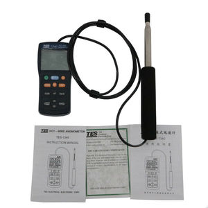 Nhà Máy Giá TES-1340 Dây Nóng Nhiệt Máy Đo Gió TES1340 HVAC Air Flow Velocity Tester Air Wind Flow Meter - Product Image 5