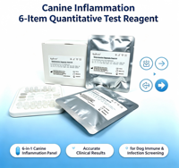 Healgen/Orient Gene Canine Inflammation 6-Item Quantitative Test Reagent Kit CE Certified Lifetime Warranty Pet Dry Chemistry