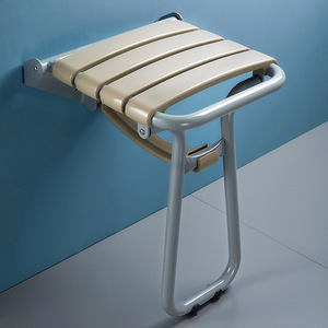 Siège de sécurité pliable pour salle de bain, chaise de douche en alliage d'aluminium blanc, capacité de 250 kg, pour usage en salle de bain pour personnes âgées - Product Image 4