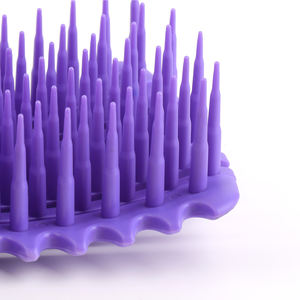 Cepillo de peluquero de salón con logotipo personalizado, cepillo para desenredar el pelo, ocho filas, masaje de pulpo, cepillo peine para desenredar el pelo para mujer - Product Image 4