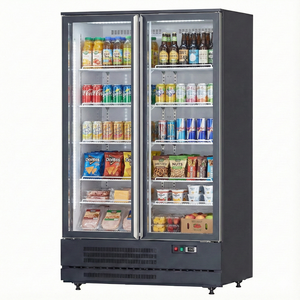 Réfrigérateur Commercial pour Boissons <span class=keywords><strong>de</strong></span> Supermarché, 3 Portes, <span class=keywords><strong>Haut</strong></span> <span class=keywords><strong>de</strong></span> <span class=keywords><strong>Gamme</strong></span>, Vertical, pour Affichage Pepsi Cola, Refroidisseur <span class=keywords><strong>de</strong></span> Boissons pour Magasin - Product Image 2