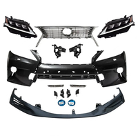 Rx270 2009-11 actualización a rx350 para Kit de carrocería LX actualización a rx350 2013 parachoques delantero faro