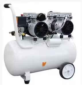 Hava basıncı tankı ile laboratuvar Mini elektrikli 800W sessiz yağsız hava kompresörü - Product Image 4