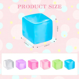 Pelota Antiestrés Cuadrada de Hielo, Juguetes Sensoriales para Aliviar el Estrés, TDAH, Autismo, Juguetes Blandos y Esponjosos, Recuerdos de Fiesta, Regalos para Niños y Adultos - Product Image 2