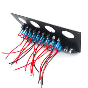 Panel de interruptor de 4 orificios DIY personalizado ON OFF 11 Gang para coche camión todoterreno SUV <span class=keywords><strong>Camper</strong></span> - Product Image 3