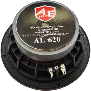 Altavoz de Rango Medio de 6.5 Pulgadas, 4 Ohmios, 350W, AE-620 para Sistemas de Audio para Automóviles, Hecho en Italia - Product Image 2