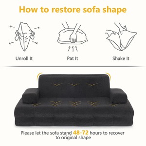 Moderner ortho pä discher Gedächtnis schaum Große Hunde katzen betten Benutzer definierte Haustier-Schlafs ofas Wasserdichte wasch bare abnehmbare Abdeckung - Product Image 5