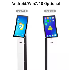 23.6 inch cong sàn đứng tự phục vụ màn hình cảm ứng kiosk bán chạy với máy quét QR & Máy in nhiệt - Product Image 3