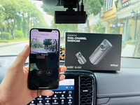 DDPAI N1 kamera dasbor ganda 1080p DDPai perekam Video mobil kotak hitam dengan resolusi 1296p layar LCD penglihatan malam H.264 Format Video
