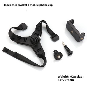 Soporte para Cámara de Acción con Clip para Teléfono para Casco de Motocicleta, Compatible con GoPro 13 12 11 10 Insta360 Ace Pro 2 - Product Image 5