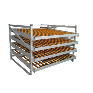 Aochen có thể gập lại kho hậu cần di động trọng lực <span class=keywords><strong>Pallet</strong></span> Con lăn thép giá - Product Image 3