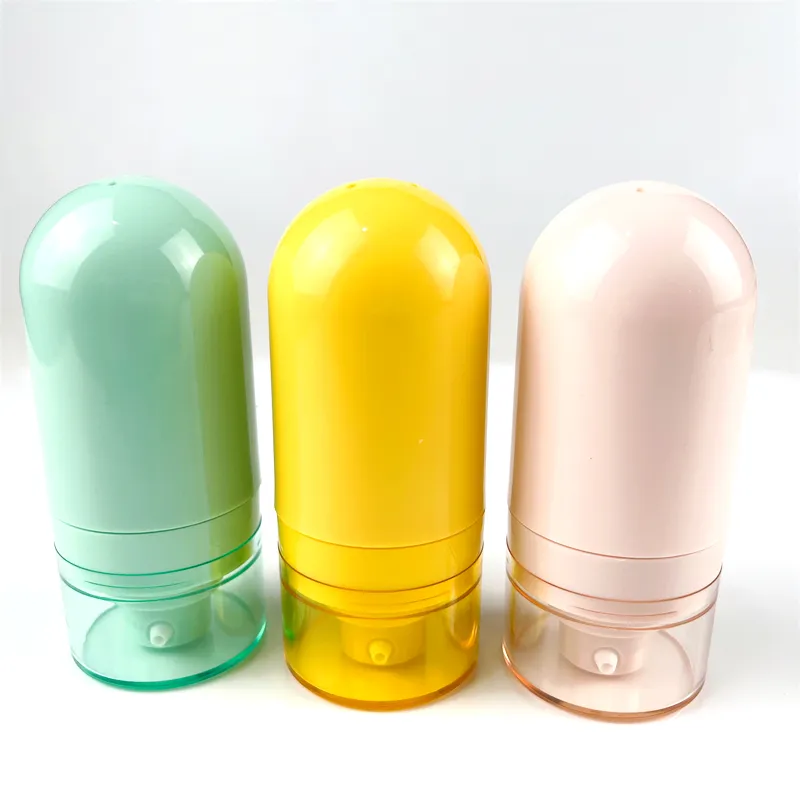 30 мл ABS косметическая упаковка инвертированная пластиковая безвоздушная бутылочка для лосьона пустая перевернутая бутылочка для безвоздушного насоса сыворотки лосьона