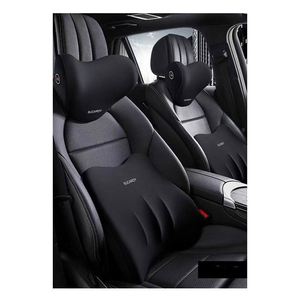 Coussin de massage et de soutien lombaire de luxe haut de gamme pour appuie-tête de voiture, style sport, avec fonctions rafraîchissantes et imperméables, en polyester - Product Image 1