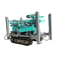 Nouvelle machine de forage rotative hydraulique complète Whirlwind pour puits d'eau, alimentée au diesel, diamètre de forage 200 mm, moteur de pompe électrique