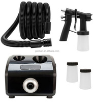 TOLHIT 110v 220v 550w Vente en gros Marque privée Lit de bronzage professionnel HVLP pour intérieur, machine de bronzage par pulvérisation portable pour la maison