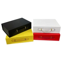 Boîte cadeau pliante en carton rigide blanc et noir de luxe avec logo personnalisé pour sous-vêtements, soins de la peau, cosmétiques, emballages en papier recyclé