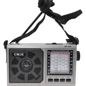 Retro Multi band FM AM SW Portable Radio With <b>MP3</b> Player Built-in <b>Speaker</b> And Strap For Home Outdoor Travel Use - Product Image 5