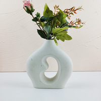 Moule en Silicone Creux Créatif pour Vase, Article de Décoration Maison Style Ins, Moule en Gypse Fait Main DIY pour Placement de Vase