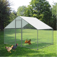 Nouvelle Cage à Lapins Grande Taille Personnalisable en Acier Galvanisé Soudé, Construction Durable, Installation Facile, Garantie 1 An