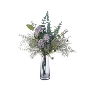 Fleurs artificielles décoratives de type Gypsophile pour bouquet de mariage et décoration murale CF01373 en tissu tissé plastique - Product Image 5