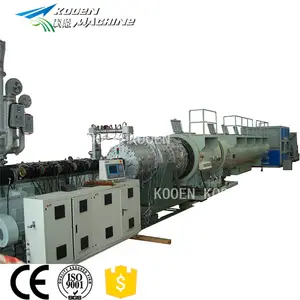 Kooen hdpe tuyau en plastique extrudeuse faisant la machine ligne d'extrusion de tuyau d'approvisionnement en eau