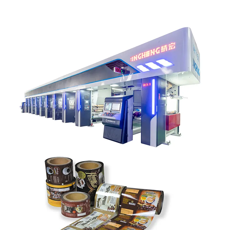 Hot Selling High Speed Gravure Printing Machine 6/7/8/9/10 Color Customizable Factory Printing Machine