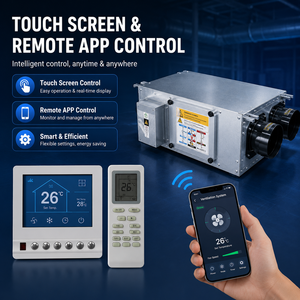 Recuperador de Calor con Control WiFi para Supermercados, Ventilador de Recuperación de Energía ERV HRV con Bomba de Calor - Product Image 2