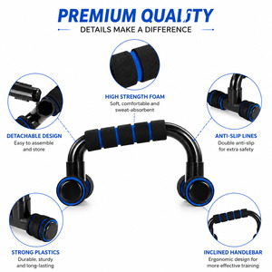 Conjunto Exclusivo de Equipos de Fitness para el Hogar, Rueda Abdominal, Soporte para Flexiones, Dispositivo de Agarre, Cuerda para Saltar y Otros Accesorios - Product Image 4