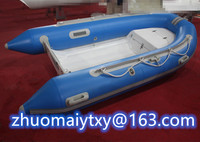 Bateau gonflable rigide en fibre de verre pour le divertissement familial, bateau à rames pour le surf, la pêche et le sauvetage, activités de plein air