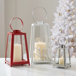 Wholesale Colorful Metal <b>Candle</b> Holder Lanterns for Home and Garden Christmas Decoration - Product Image 3