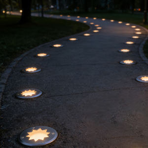 Lampes LED encastrées au sol, étanches, pour extérieur, allée, IP68, RGB, DC12V - Product Image 2