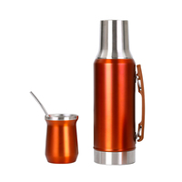 Termo de Acero Inoxidable 304 de Doble Capa al Vacío de 1200ML, Cafetera Resistente para el Hogar y Camping con Impresión de Logotipo Personalizable
