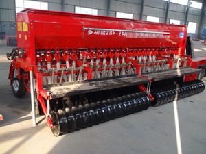 Semoir à <span class=keywords><strong>blé</strong></span> tracté 24 rangs haute efficacité pour céréales, <span class=keywords><strong>blé</strong></span>, soja – Machine agricole sortie d'usine - Product Image 1