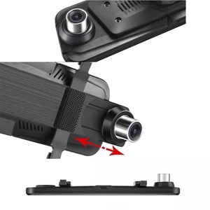 2K gương Dash Cam với Wifi GPS 10 inch cảm ứng screenmirror ghi video ghi lại máy ảnh kép Car DVR <span class=keywords><strong>Dashcam</strong></span> xe chiếu hậu M - Product Image 4