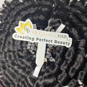 Natural Wave 100% paquets de cheveux vierges non transformés avec ruban adhésif Type aligné sur les cuticules vietnamiennes en gros - Product Image 1