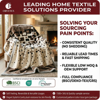 Couverture de lit en tricot Raschel imprimée personnalisée Orvetex, confortable, anti-poussière et anti-acariens, pour la maison et l'extérieur