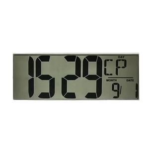 Affichage LCD 7 segments à caractères noirs, réfléchissant positif <span class=keywords><strong>TN</strong></span>, sans rétroéclairage, écran gris, 1/2 mode marche/1/2 mode veille, taille personnalisée pour montage mural - Product Image 3