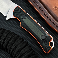 Couteau de survie multifonctionnel BM-15018 pour activités de plein air, outil EDC, lame fixe 8Cr13MoV, manche G10, OEM