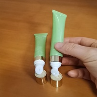 D19mm 10ml 15ml tube de crème pour les yeux emballage supérieur en céramique de massage avec applicateur en céramique