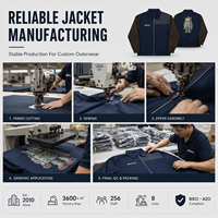 Blouson de travail zippé personnalisé OEM, color block, léger, imprimé graphique, imperméable, en coton, col bomber, pour homme