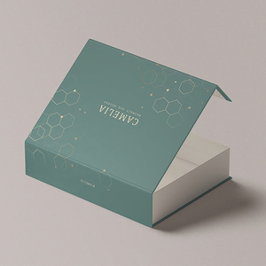 Custom Printed Logo Colored Rigid Cardboard Jewelry Packaging Magnetic Lid Closure Packaging Luxury Gift <b>Box</b> - Product Image 3