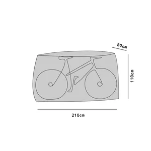 <span class=keywords><strong>Housse</strong></span> étanche pour vélo, tissu Ripstop résistant aux UV, <span class=keywords><strong>double</strong></span> couture, thermoscellée, pour le stockage en plein air, <span class=keywords><strong>housse</strong></span> <span class=keywords><strong>de</strong></span> vélo - Product Image 6